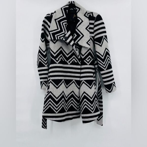 Jack Jacket Coat Azteca Black Gray Size XS - Picture 5 of 10